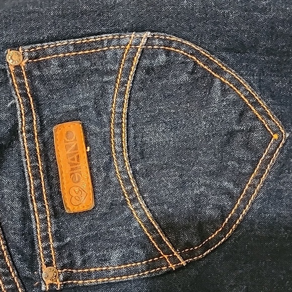 GITANO Vintage 1980's High-Waisted Denim Skirt Size 14 - Picture 5 of 9